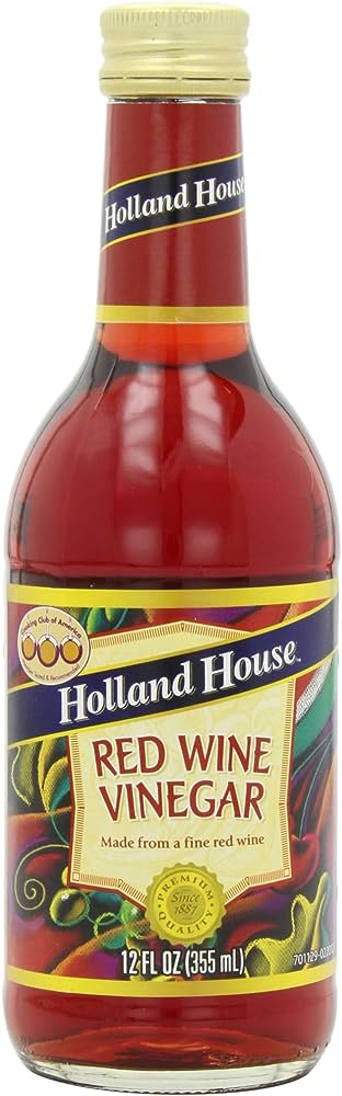 Holland House – Essigwein rot, 12 Oz – 6er Packung