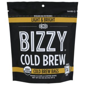Bizzy Kaffee – Bio hell & Bright, 8 oz (Packung mit 6)
