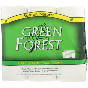 Grüner Wald – Papiertücher weiß 104 Stück