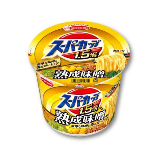 Acecook's Super Cup 1.5x – Miso Geschmack Ramen