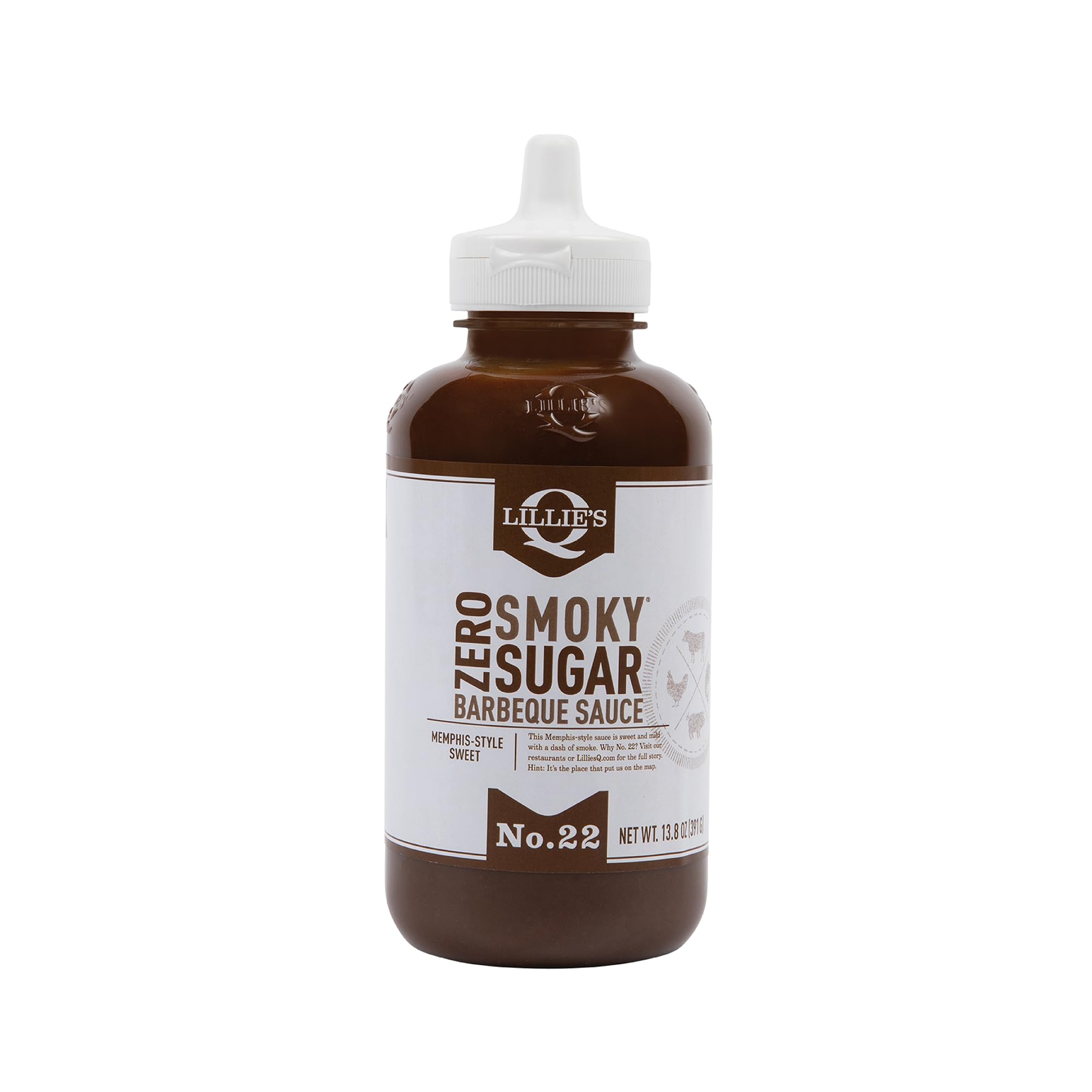 Lillie's Q Zero Zucker rauchig Grillsauce