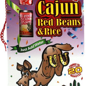 Ass Kickin’ Cajun rote Bohnen und Reis – mit Mini-Hot Soße Flasche, . – 10oz