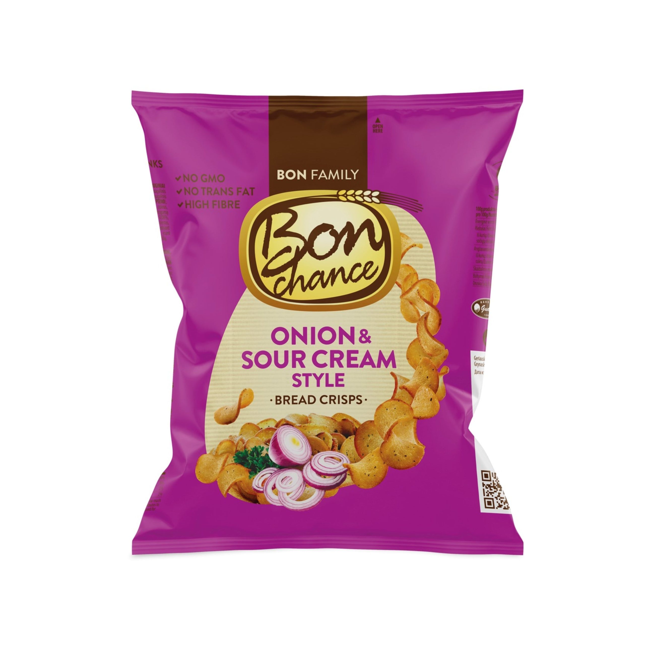 Bon Chance Zwiebel & Sour Brotknacks im Creme-Stil (Litauen)