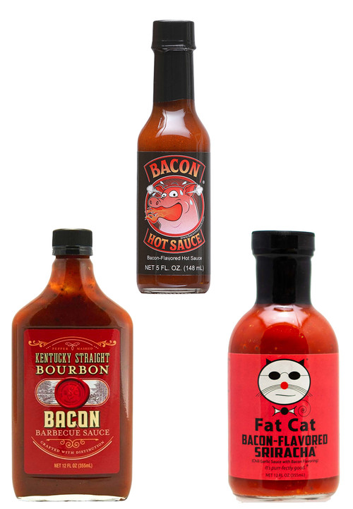 Speck-Liebhaber heiße Saucen Geschenk-Set, 1/5oz, 2/12oz