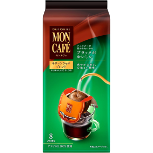 Mon Café Kilimanjaro Drip Kaffee 8 Portionen – japanische Single servieren helles Aroma – in Japan gemacht – tokyo sakura Mall