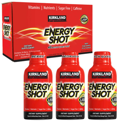 Kirkland Signature Energy Shot, 48 Flaschen, je 2 Unzen
