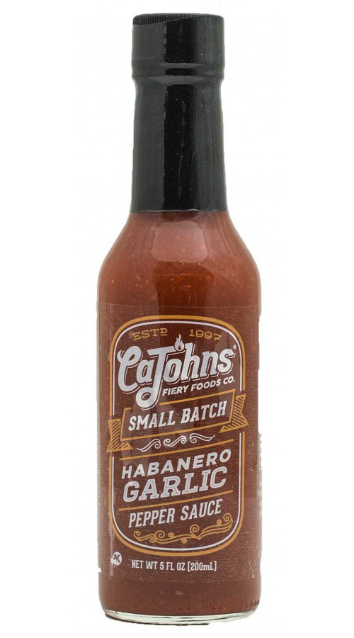 Cajohn's kleine Batch Habanero Knoblauch Pfeffer Sauce