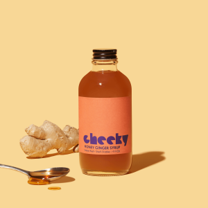Süße Cocktails Honig Ingwer Sirup