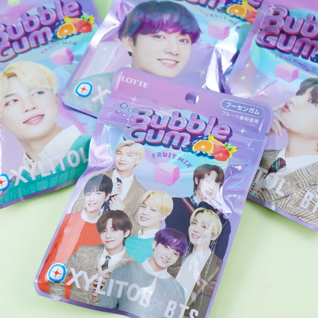 BTS Xylitol Bubble Gum Packung – Fruchtmischung
