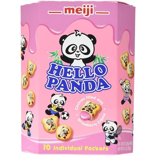 Meiji Hello Panda Erdbeere – 9.1 OZ – 10er Packung
