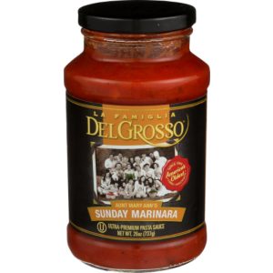 La Famiglia DelGrosso – Marinara Nudelnsauce, 26 Unzen – Packung mit 6 Stück