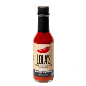 Lola’s – Fine Ghost Pfeffer-scharfe Sauce, 5 Unzen – Packung mit 12 Stück