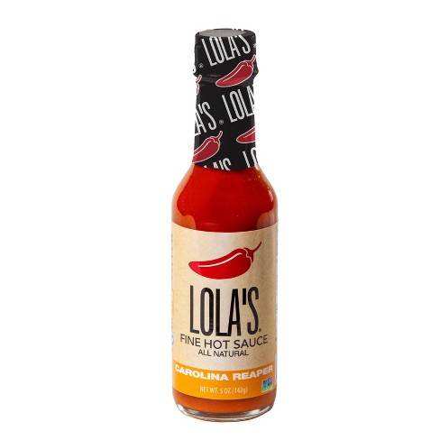 Lola's – Feine Carolina Reaper Chilisauce, 5 Oz – Packung mit 12 Stück