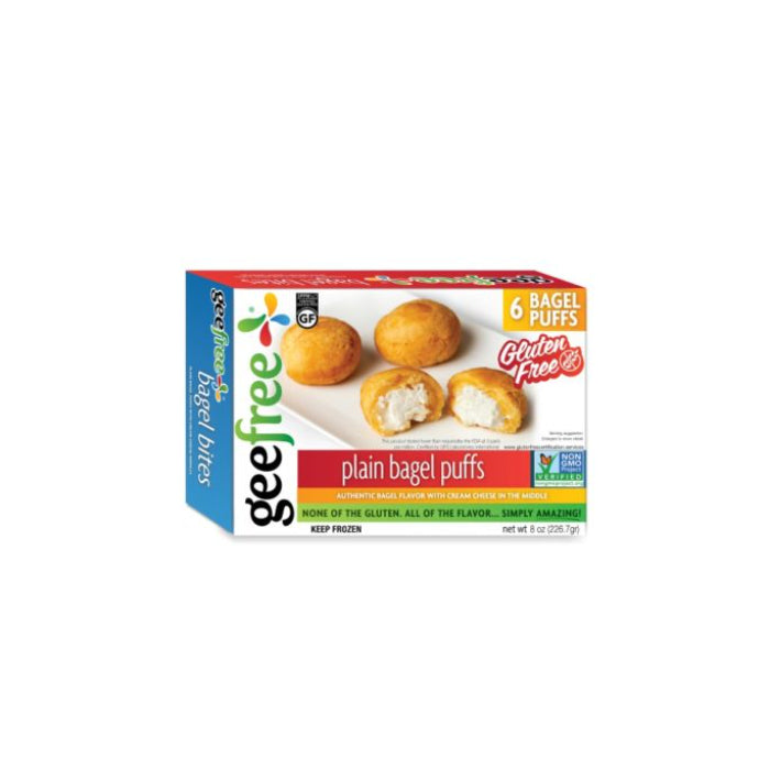 Geefree – Bagel Puff Plain 7,5 Oz – (Packung mit 6 Stück)