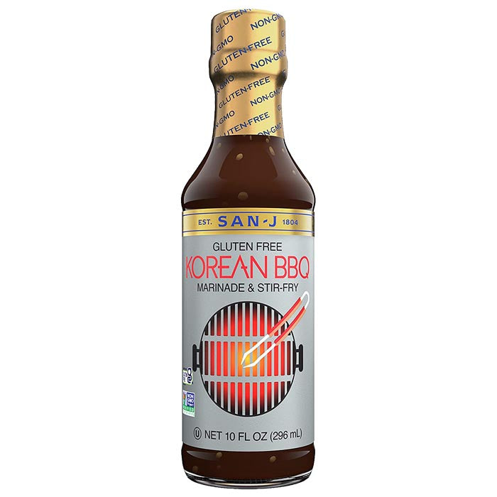 San-J – Glutenfreie koreanische BBQ Marinade Sauce, 10fl oz