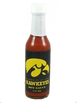 Collegiate Chilisauce – Iowa Hawkeyes, 5 Unzen