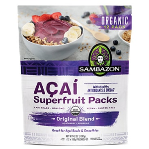 Sambazon Bio Acai Superfruit Packungen, 42 Unzen.