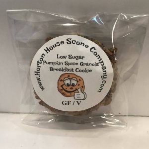 Horton House Scone GF -GF – Pumpkin Gewürz Knuspermüsli Frühstück Keks (niedriger Zucker) Fall – 12 Stück