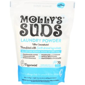 Mollys Suds Pulver lundry ppmt 47 Unzen – Packung mit 6 Stück – 70Ld