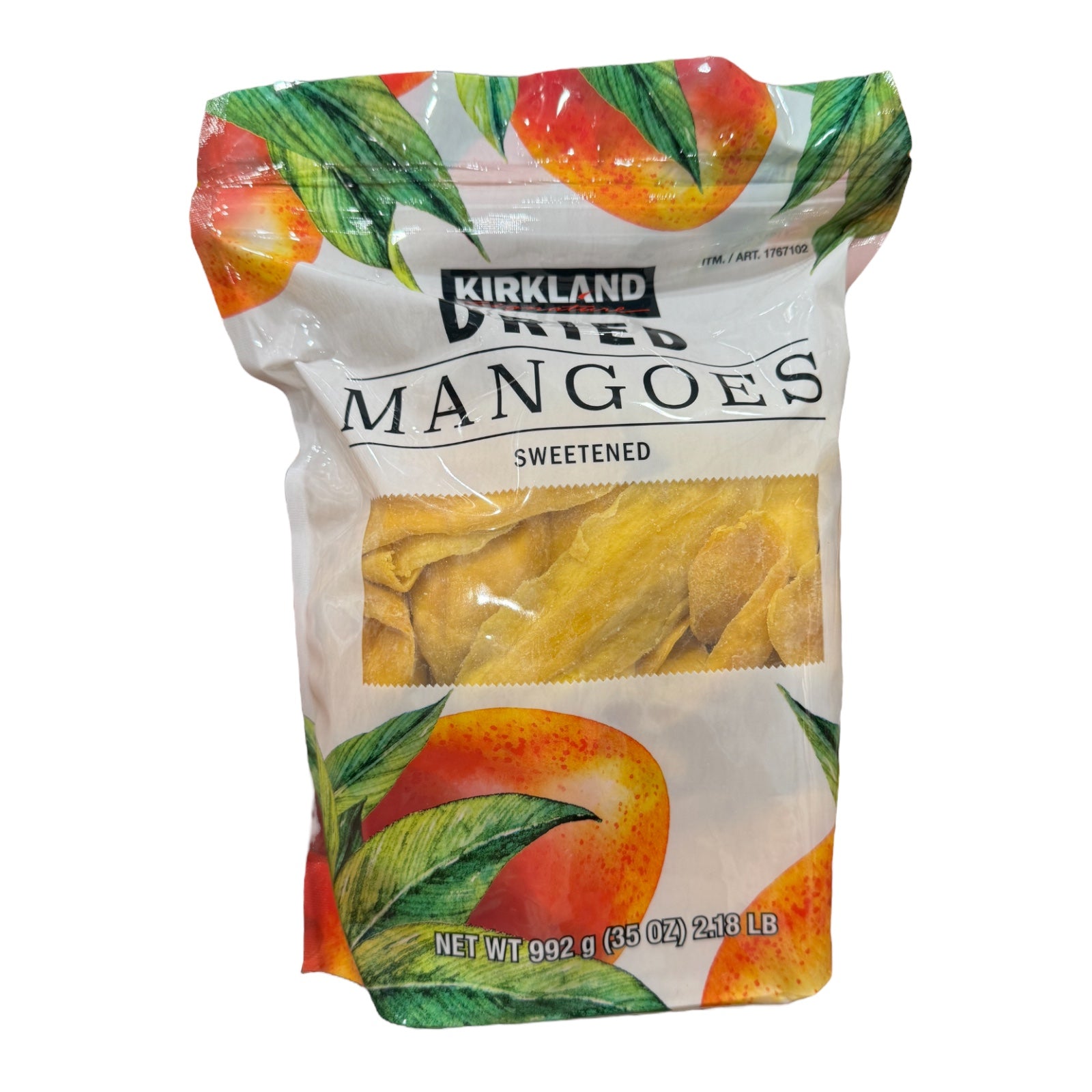 Kirkland getrocknete Mangos gesüßt