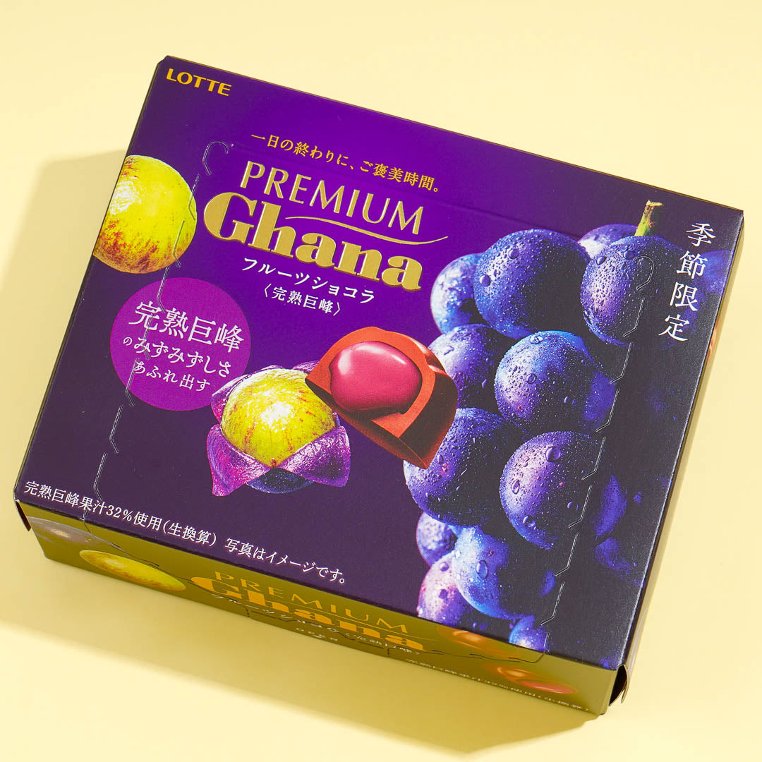Lotte Premium Ghana Obstschokolade – Kyoho Traube