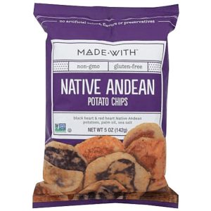 Made With – Native Andean Kartoffelchips, 5 Unzen Packung mit 12