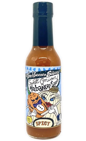 Torchbearer süße Zwiebel Habanero Chilisauce, 5oz