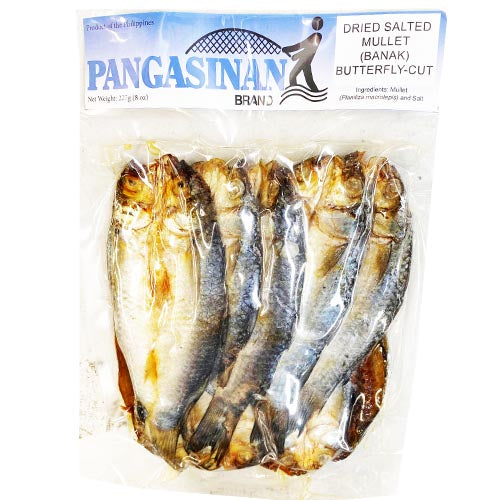 Pangasinan – Getrocknete gesalzene Mullet (Banak) – Butterfly Cut – 8 OZ