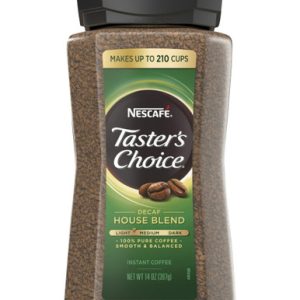 Nescafe Taster’s Choice Instant-Dekoffein-Kaffee, Hausmischung, 14 Unzen
