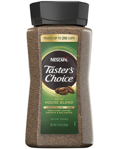 Nescafe Taster's Choice Instant entkoffeiniert Kaffee, Hausmischung, 14 oz