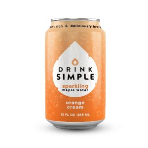 trinken Sie einfach 12 Unzen Orangencreme funkelnden Ahornwasser – 12 Packung