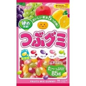 Kasugai, Tsubugumi, Tiny Soft Süßigkeiten, Obstsortiment, – 85g