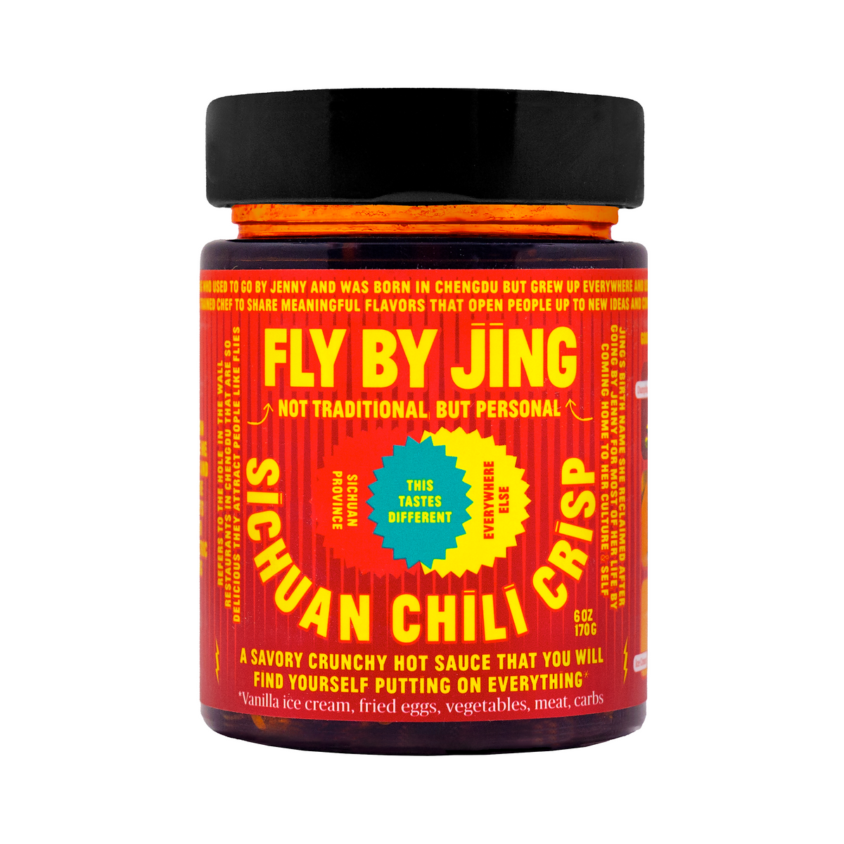 Fly von Jing Sichuan Chili Crisp – 6 Gläser x 6 Unzen