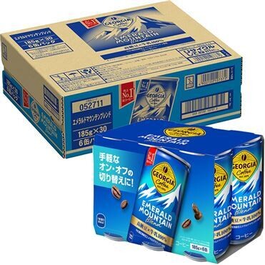 Coca-Cola Japan, Georgien Emerald Berg, 185g in einer Dose, Japanischer Kaffee x 30 Dosen