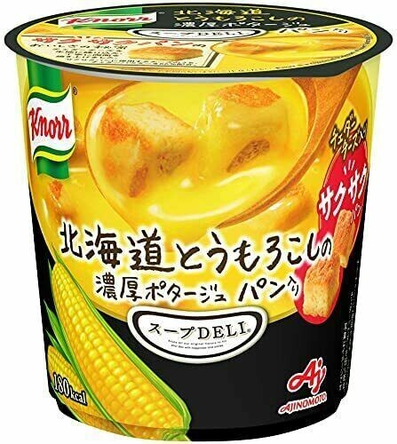 Ajinomoto, Knorr, Suppe Deli Series, Instant Suppe mit Brot, “Mais Potage” 38g
