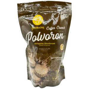 Goldilocks – Polvoron Kaffee-Knacken – Philippin Kurzbrot – 15 Stück – 420 g