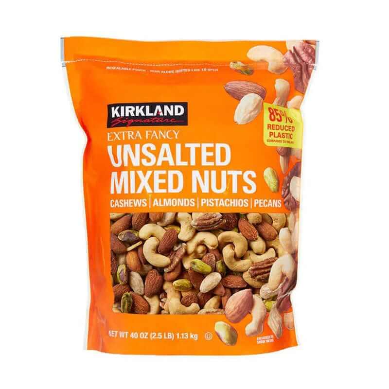 Kirkland Extra Lustige ungesalzene gemischte Nüsse