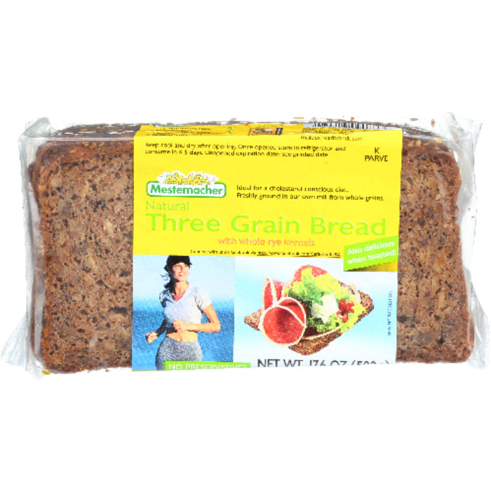 Mestemacher – 3 Körnchen Brot, 17,6 oz – 12er Packung
