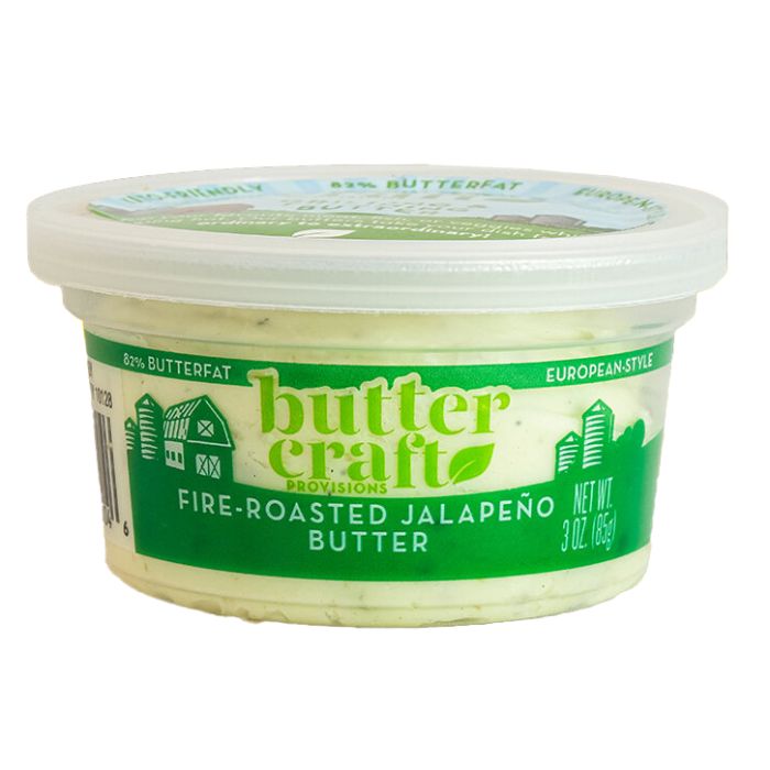 Butter Craft Bestimmungen – Jalapeno Butter auf pflanzlicher Basis, 3 Oz (Packung von 8