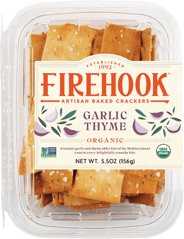Feuerhaken Knoblauch Thymian Crackers