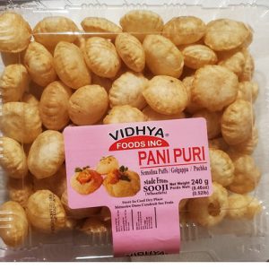 vidhya pani puri gol gappa (sooji) – 260g