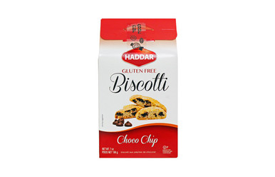 Haddar Glutenfrei Biscotti Choco Chip, 7 oz