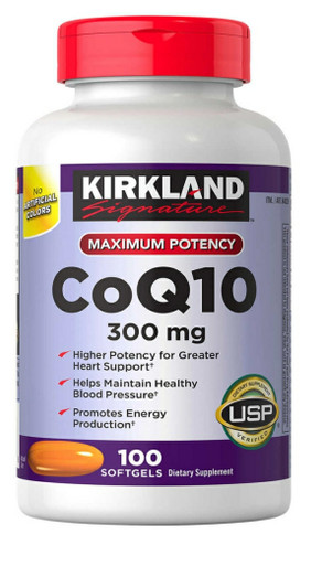 Kirkland Signature CoQ10 300 mg., 100 Kapseln