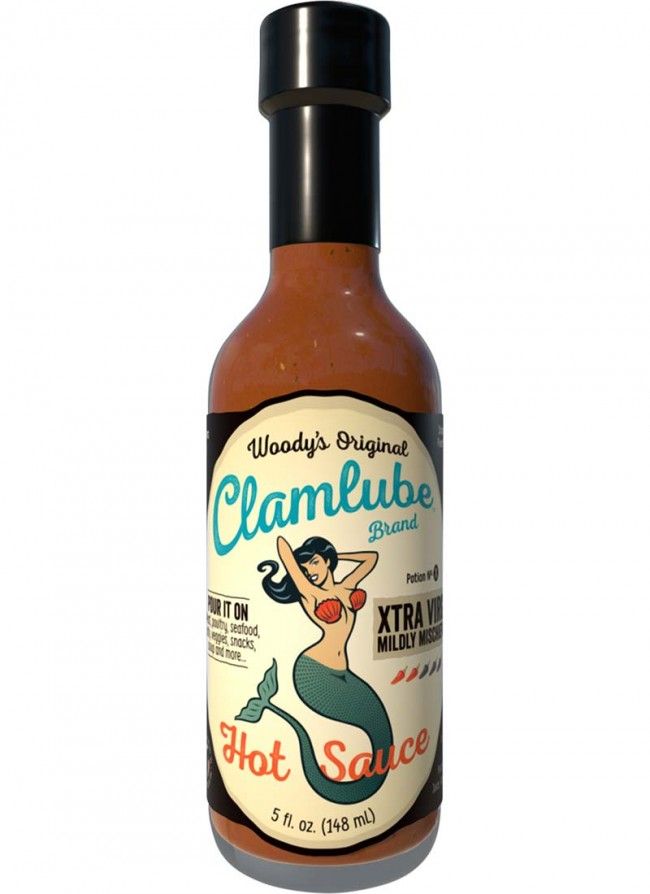 Woody's Original Clamlube Marke Xtra Virgin Mildly Mischievous Chilisauce, 5oz