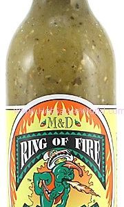 Ring aus Feuer grüne Tomatillo scharfe Sauce