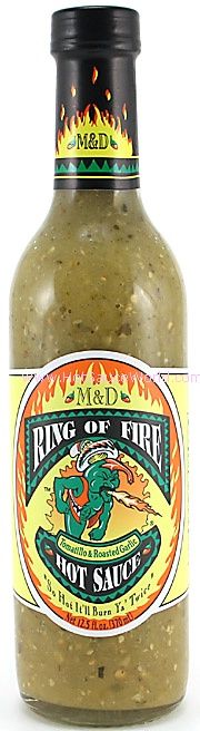 Ring des Feuers Grün Tomatillo Chilisauce