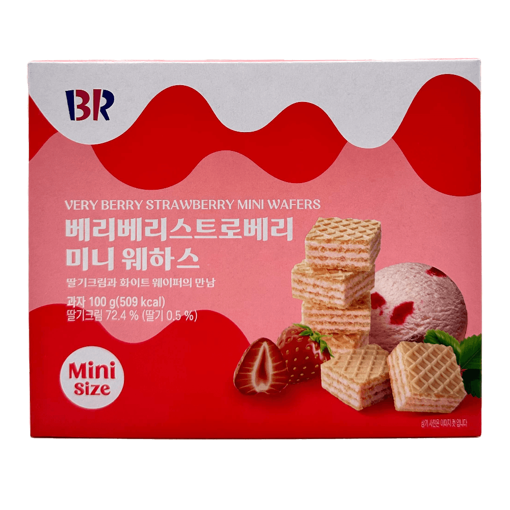 Baskin Robbins sehr Berry Erdbeere Mini Waffeln