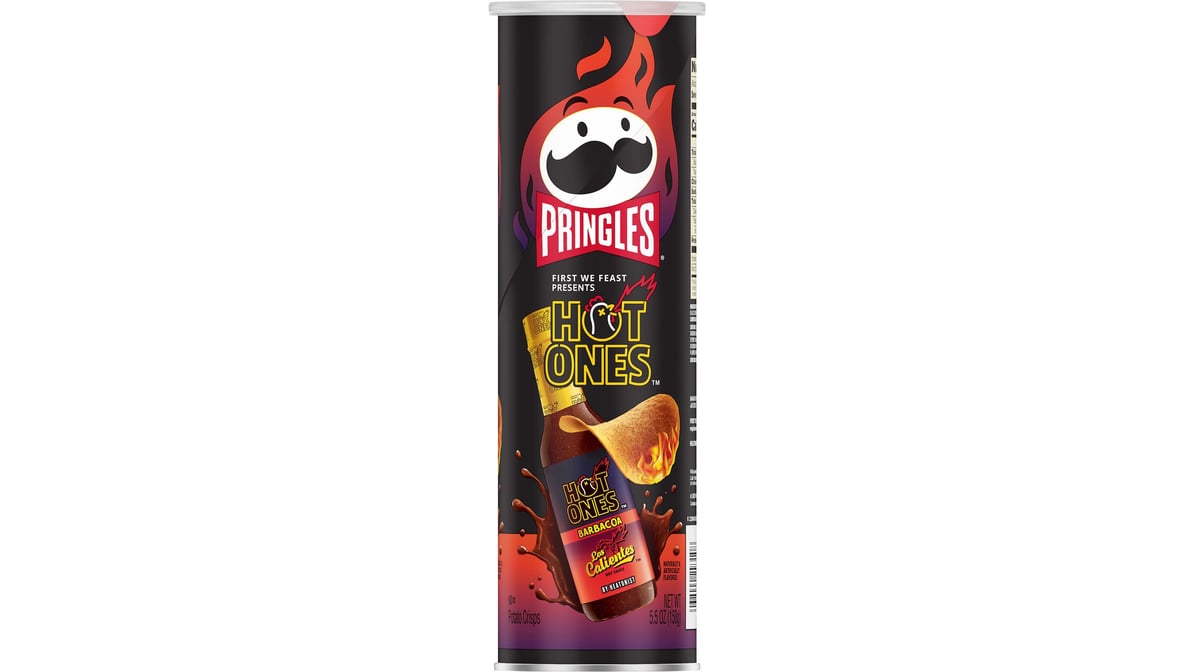 Pringles Hot Ones Los Calites Barbacoa