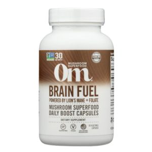 Om Mushrooms Brain Fuel Capsules 90 Kapseln – Packung mit 1