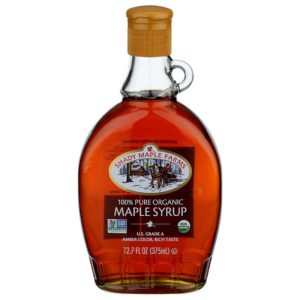Shady Maple Farm Sirup Amber Rich Geschmack Org 8 Oz – Packung mit 1